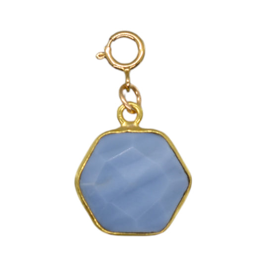 Blue Opal Charm