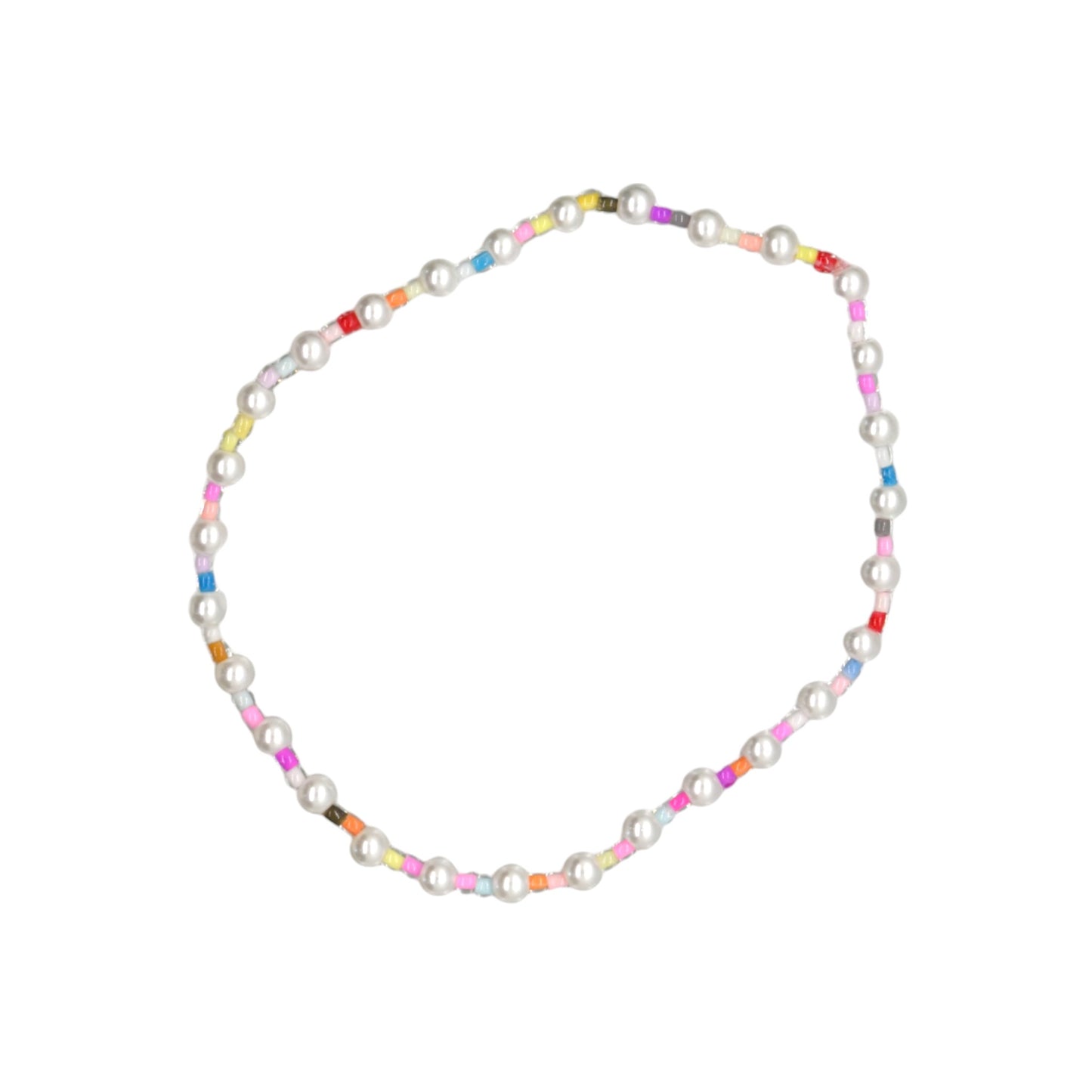 Bracelet Beaded Pearly Multi-Spacers Stretchy Band
