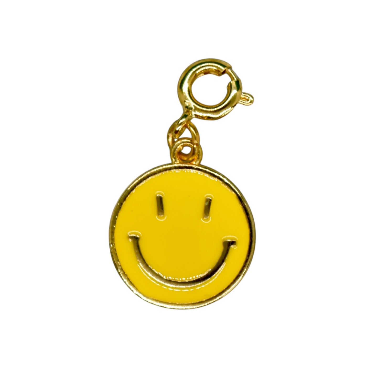 Golden Smiley Charm
