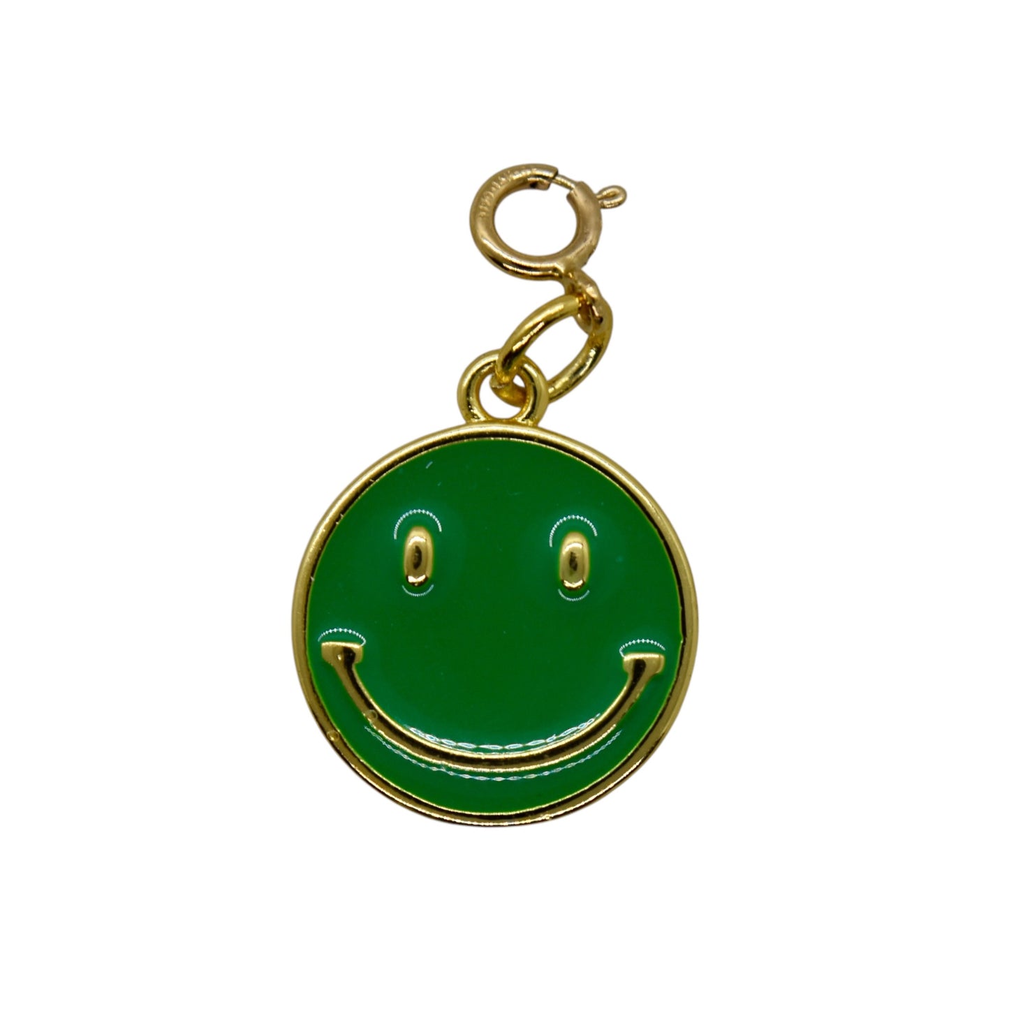 Golden Smiley Charm