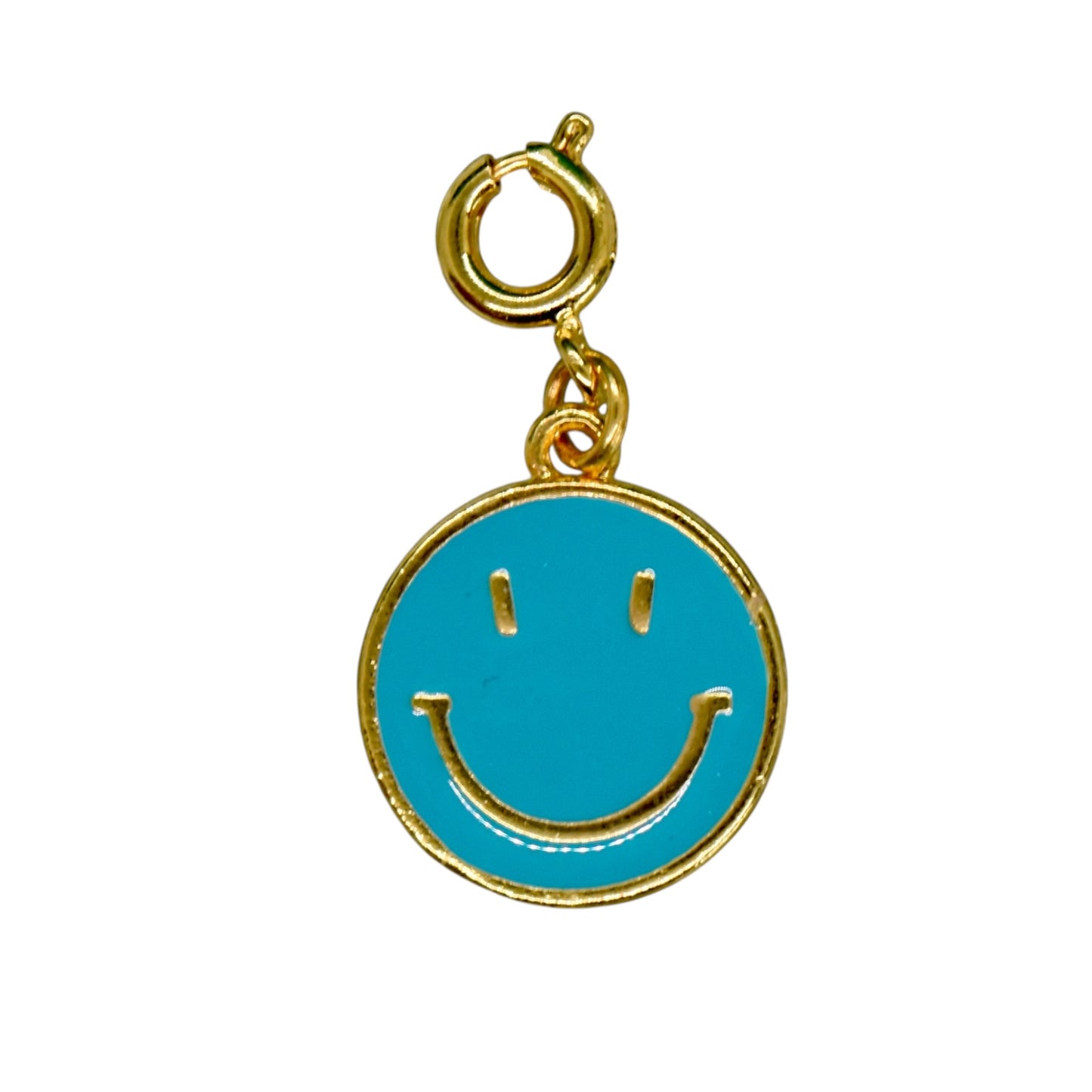 Golden Smiley Charm