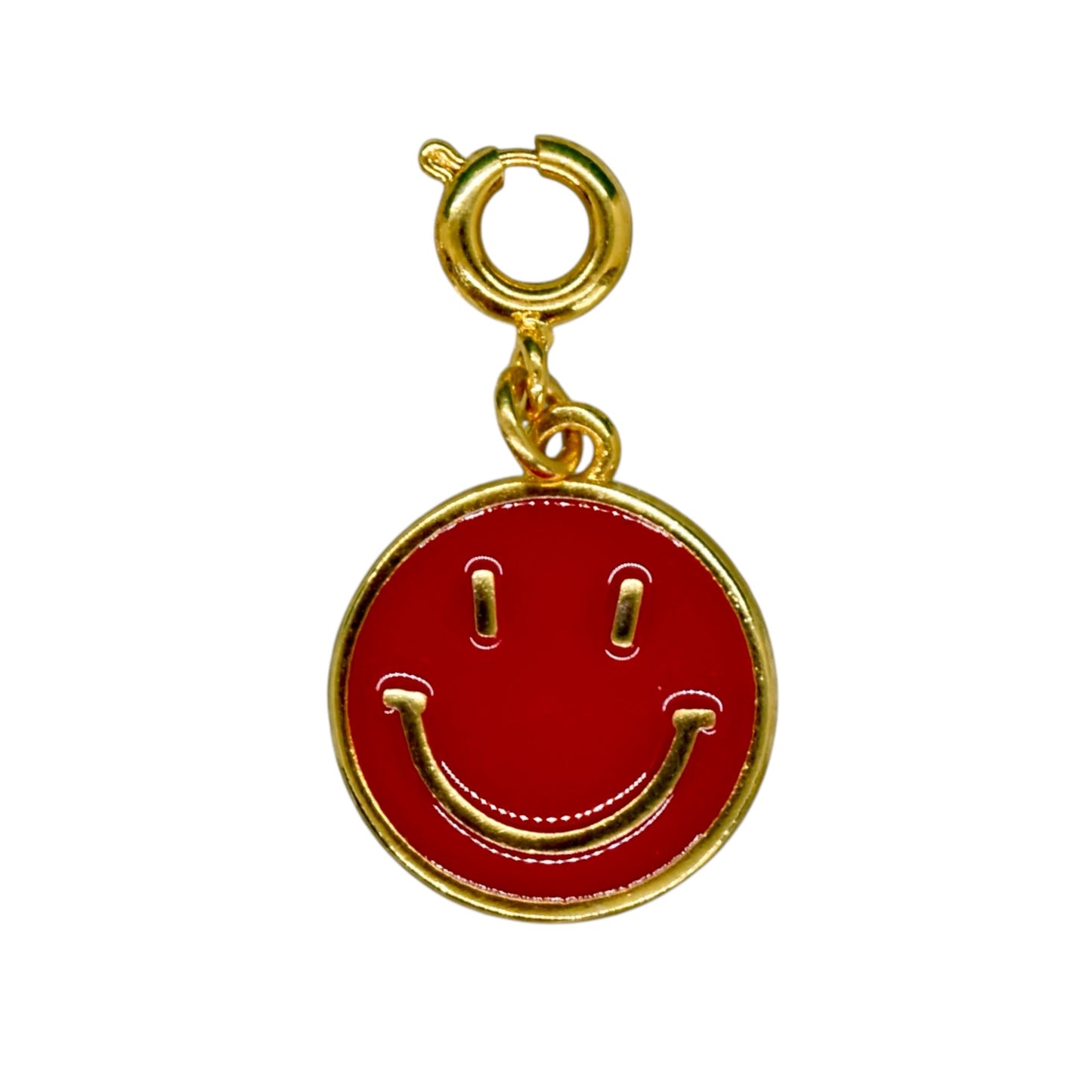 Golden Smiley Charm