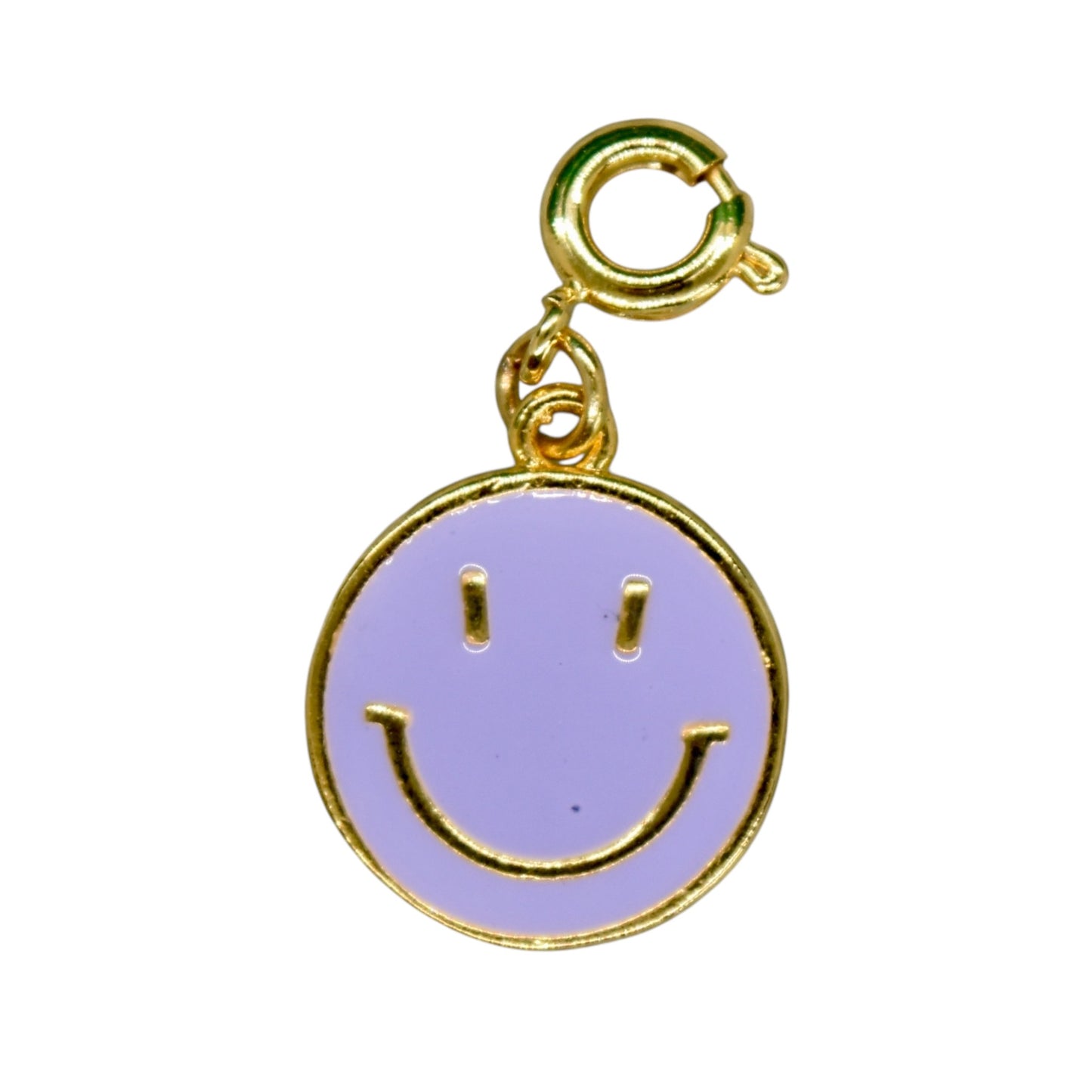 Golden Smiley Charm