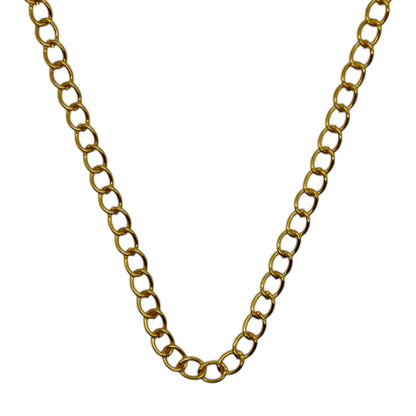 24 in. Gold Classic Link Necklace