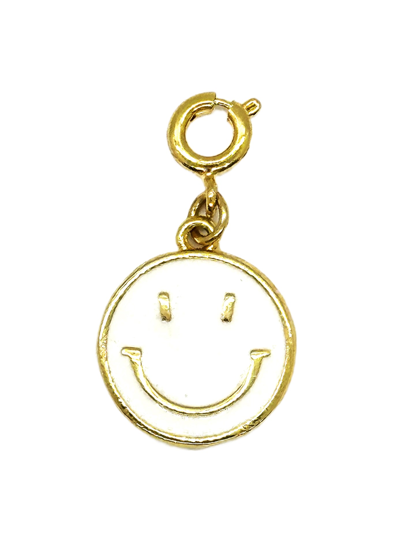 Golden Smiley Charm