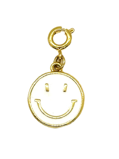 Golden Smiley Charm