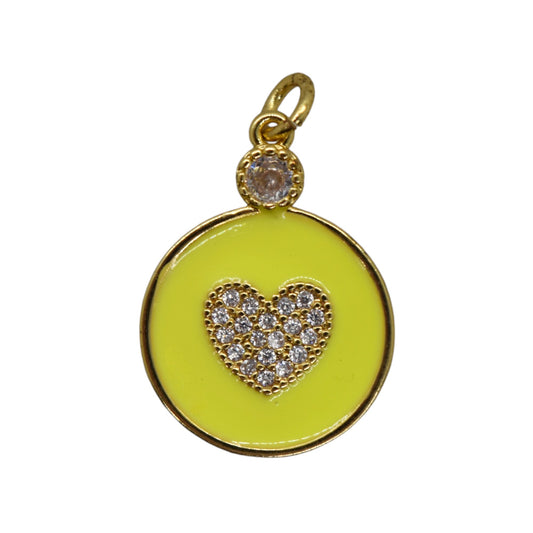 Heart + Bling Charm