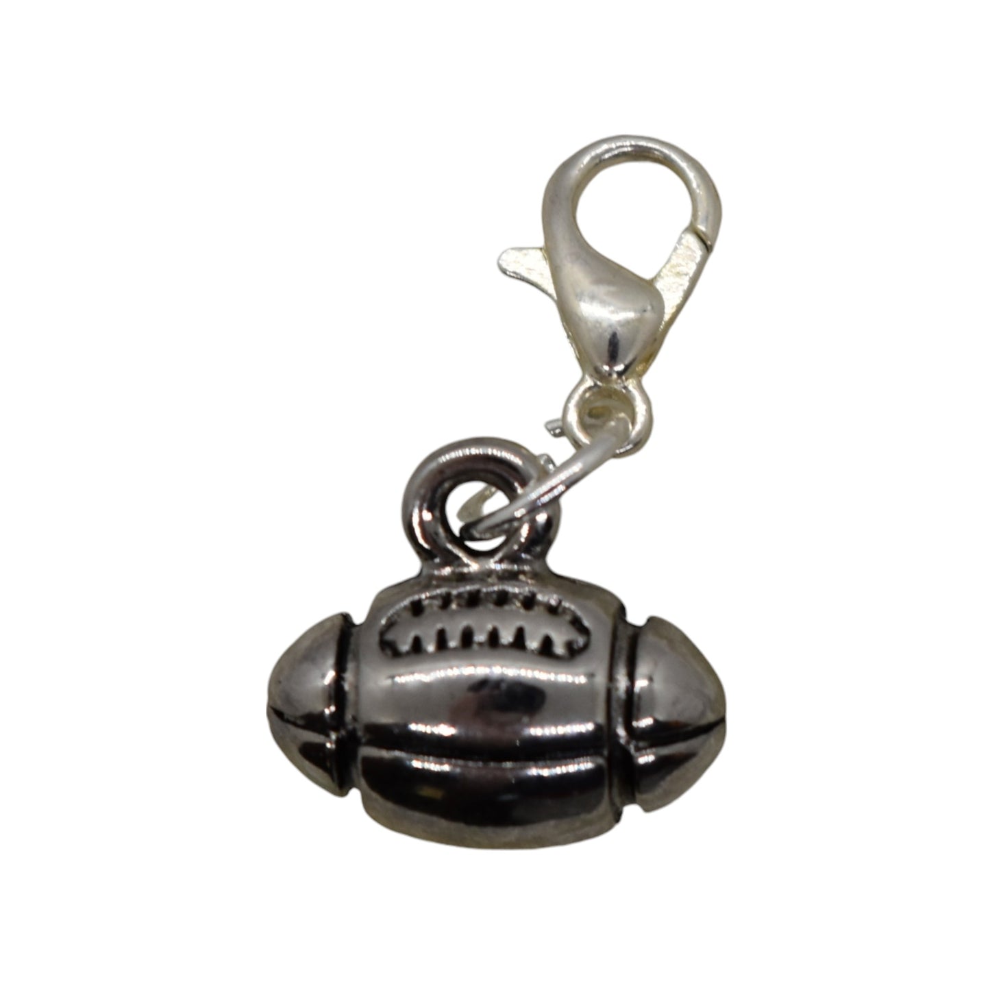 Silver Sports Ball Charm
